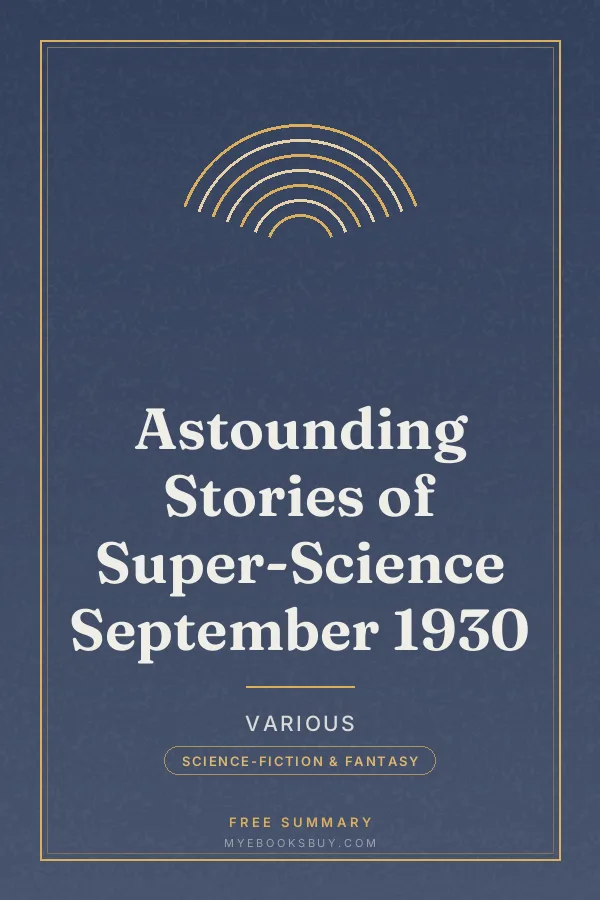 Cover of Astounding Stories of Super-Science September 1930
