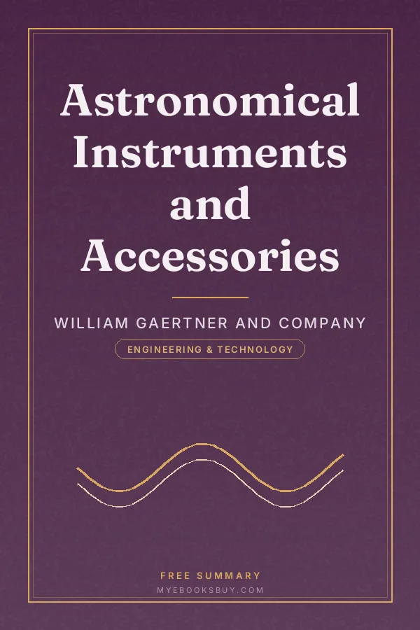 Cover of Astronomical Instruments and Accessories