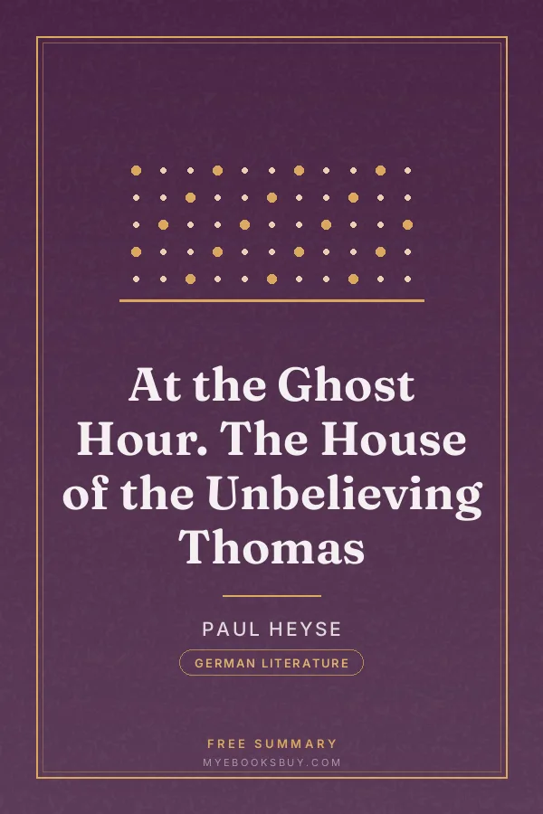 Cover of At the Ghost Hour. The House of the Unbelieving Thomas