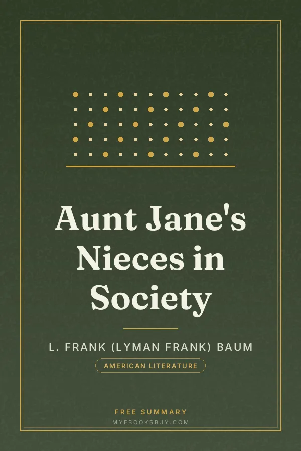 Cover of Aunt Jane's Nieces in Society