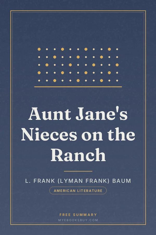 Cover of Aunt Jane's Nieces on the Ranch