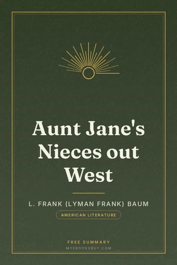 Cover of Aunt Jane's Nieces out West