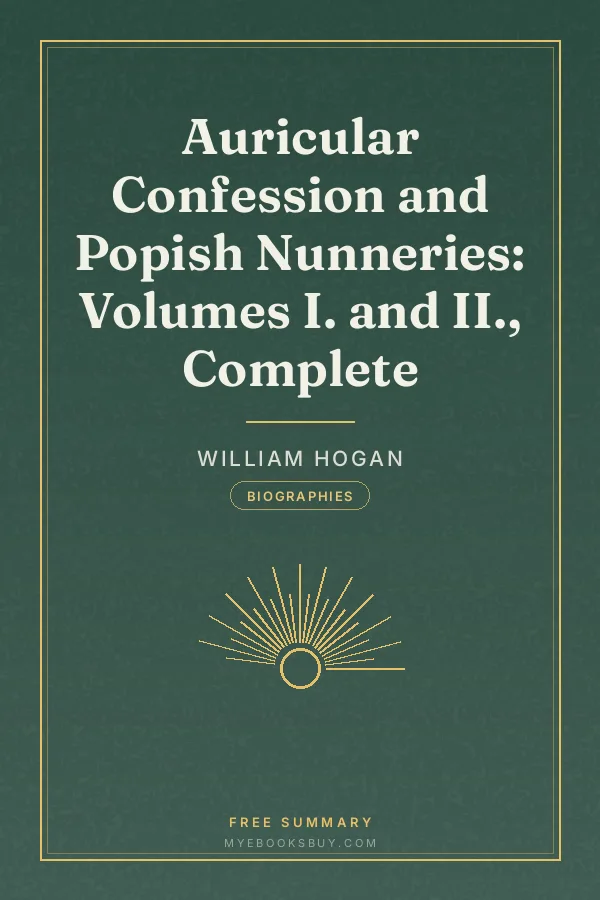 Cover of Auricular Confession and Popish Nunneries: Volumes I. and II., Complete