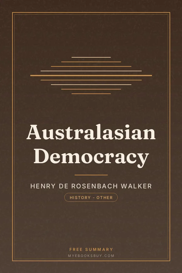 Cover of Australasian Democracy