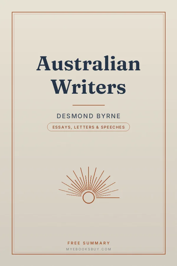 Cover of Australian Writers