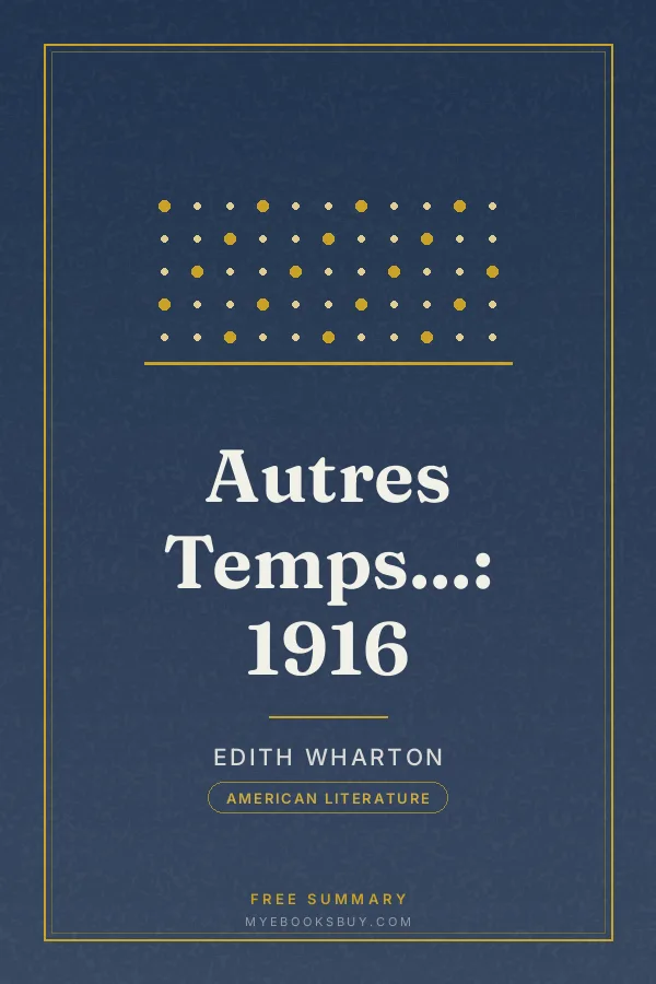 Cover of Autres Temps...: 1916