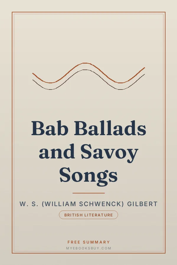 Cover of Bab Ballads and Savoy Songs