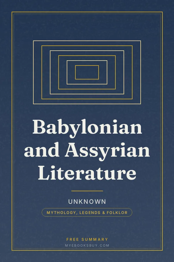 Cover of Babylonian and Assyrian Literature