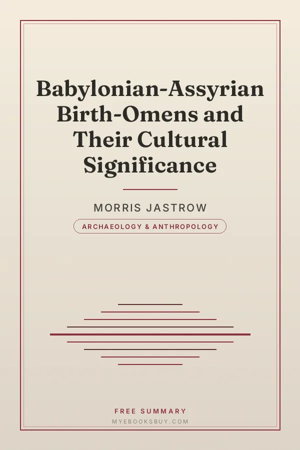 Cover of Babylonian-Assyrian Birth-Omens and Their Cultural Significance