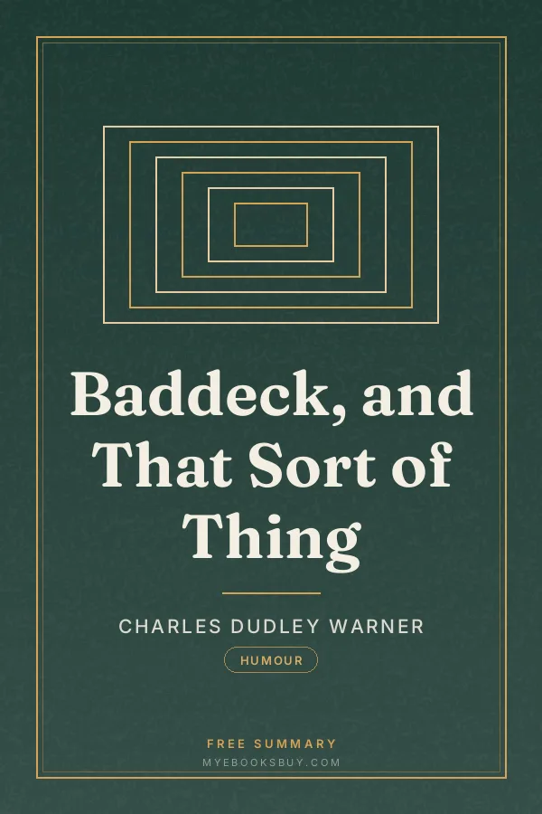 Cover of Baddeck, and That Sort of Thing