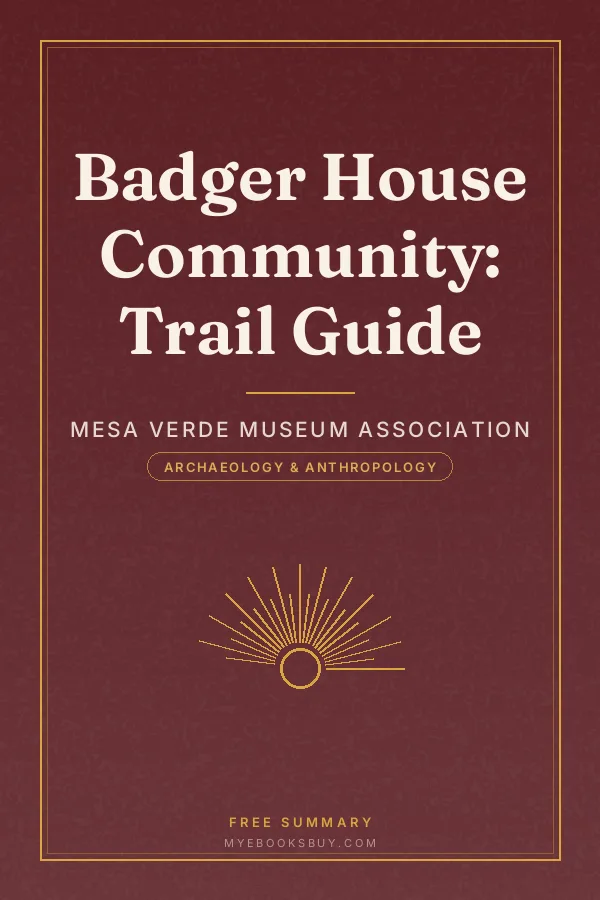 Cover of Badger House Community: Trail Guide