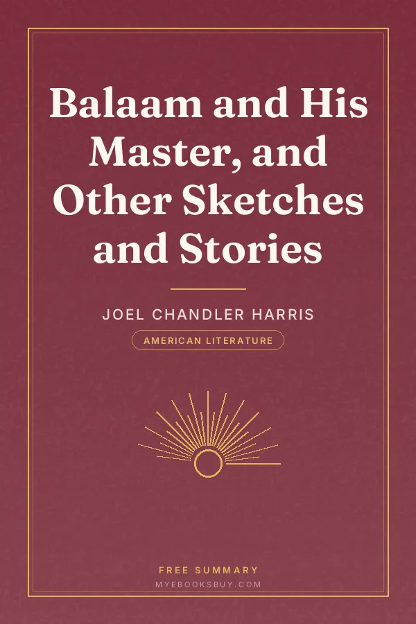 Cover of Balaam and His Master, and Other Sketches and Stories