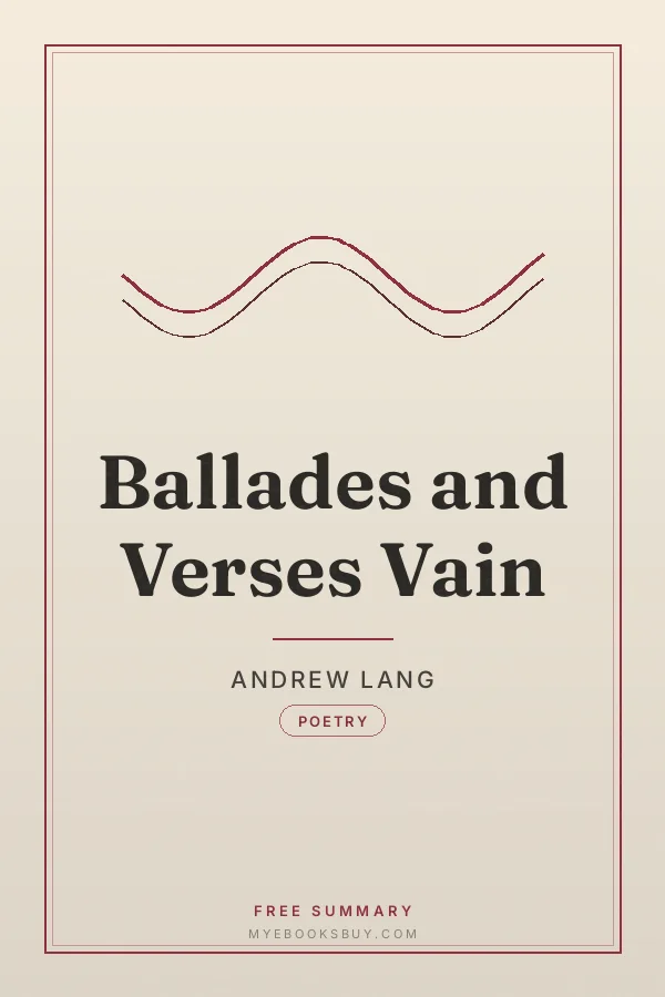 Cover of Ballades and Verses Vain