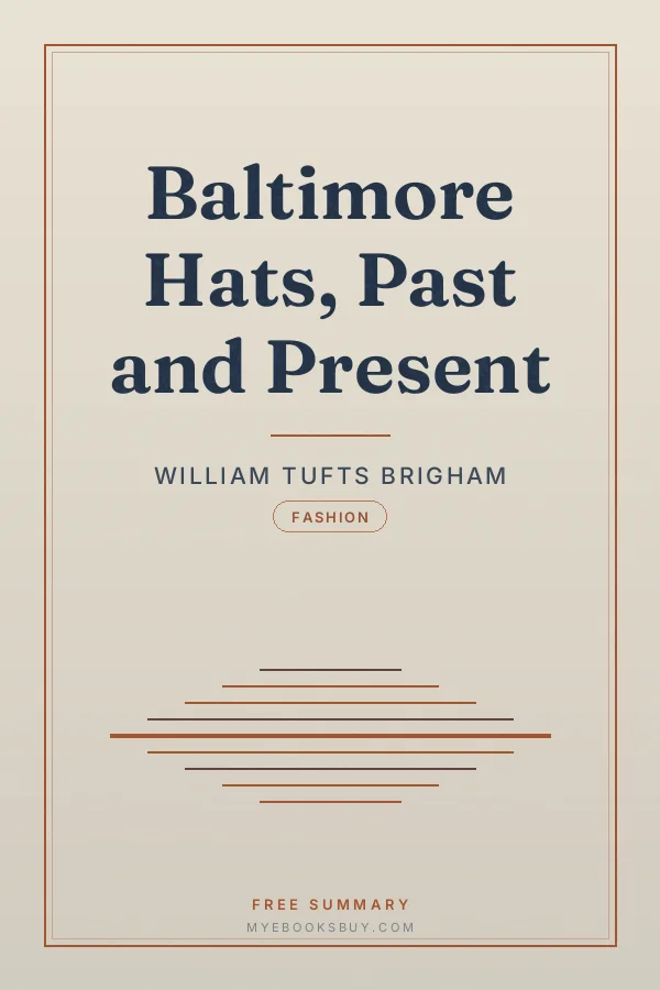 Cover of Baltimore Hats, Past and Present