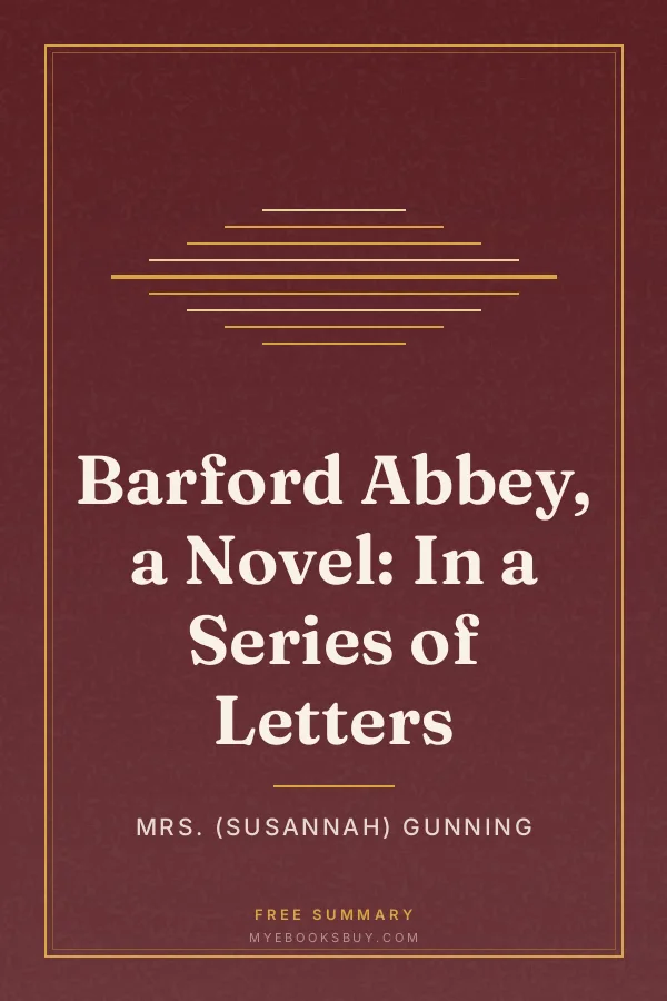 Cover of Barford Abbey, a Novel: In a Series of Letters