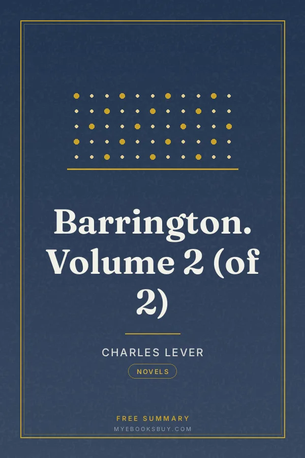 Cover of Barrington. Volume 2 (of 2)