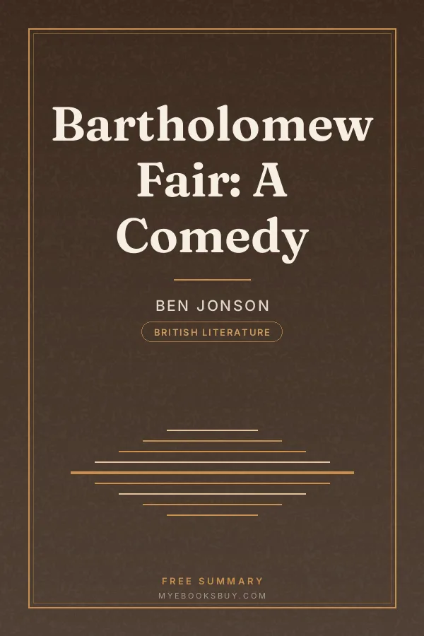 Cover of Bartholomew Fair: A Comedy