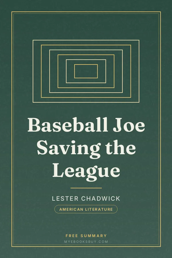 Cover of Baseball Joe Saving the League