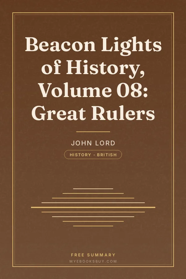 Cover of Beacon Lights of History, Volume 08: Great Rulers