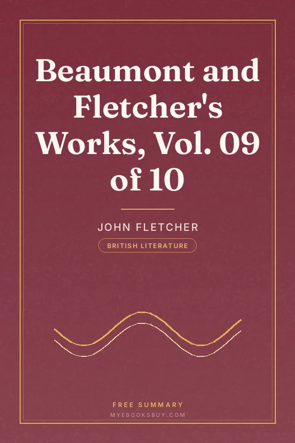Cover of Beaumont and Fletcher's Works, Vol. 09 of 10