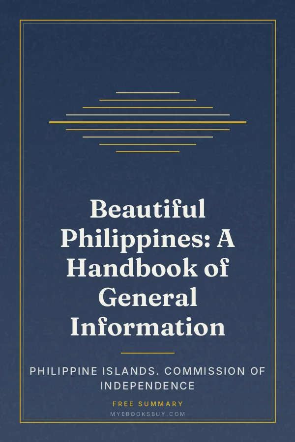 Cover of Beautiful Philippines: A Handbook of General Information
