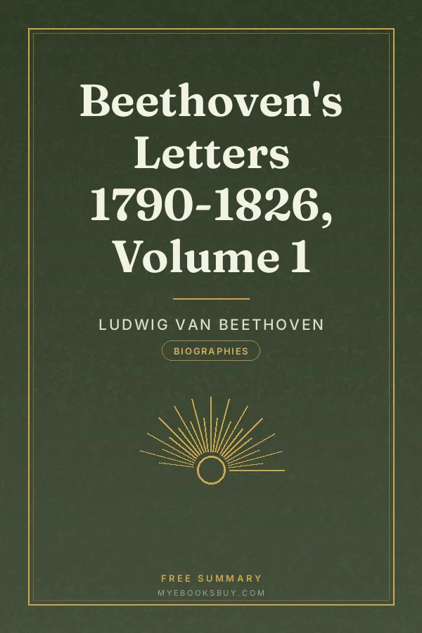 Cover of Beethoven's Letters 1790-1826, Volume 1