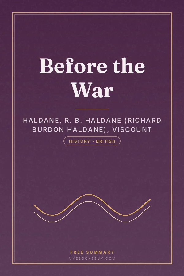 Cover of Before the War