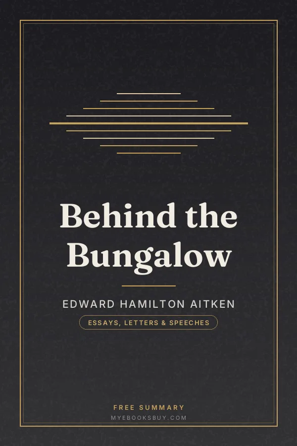 Cover of Behind the Bungalow
