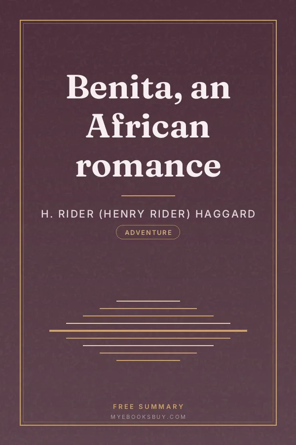 Cover of Benita, an African romance
