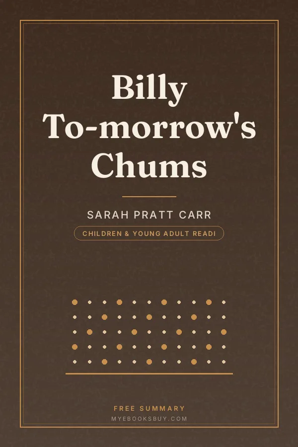 Cover of Billy To-morrow's Chums