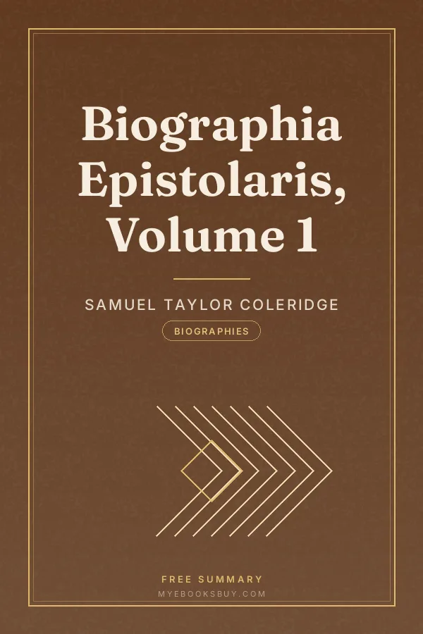 Cover of Biographia Epistolaris, Volume 1