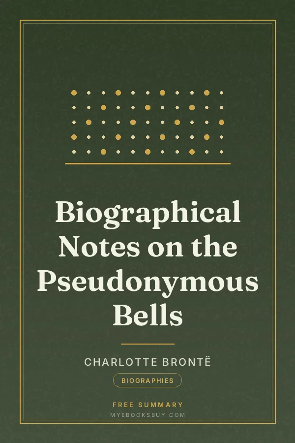 Cover of Biographical Notes on the Pseudonymous Bells