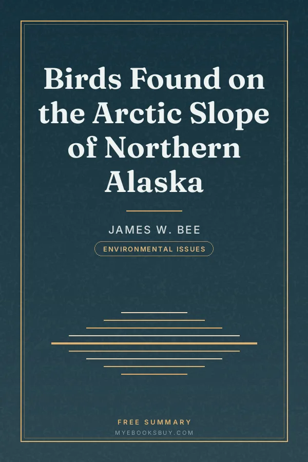 Cover of Birds Found on the Arctic Slope of Northern Alaska