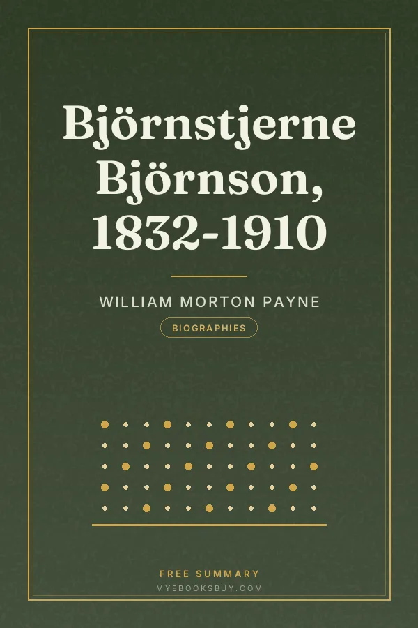 Cover of Björnstjerne Björnson, 1832-1910