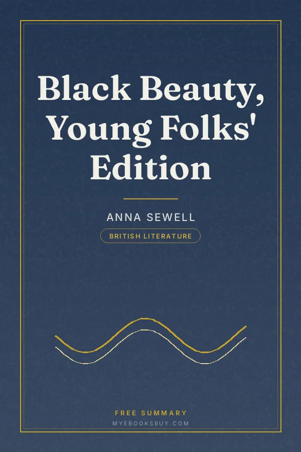 Cover of Black Beauty, Young Folks' Edition