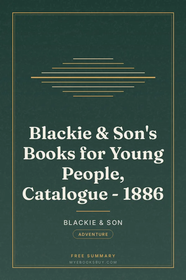 Cover of Blackie & Son's Books for Young People, Catalogue - 1886