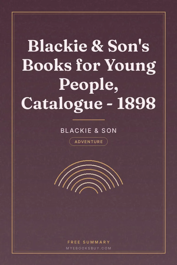 Cover of Blackie & Son's Books for Young People, Catalogue - 1898