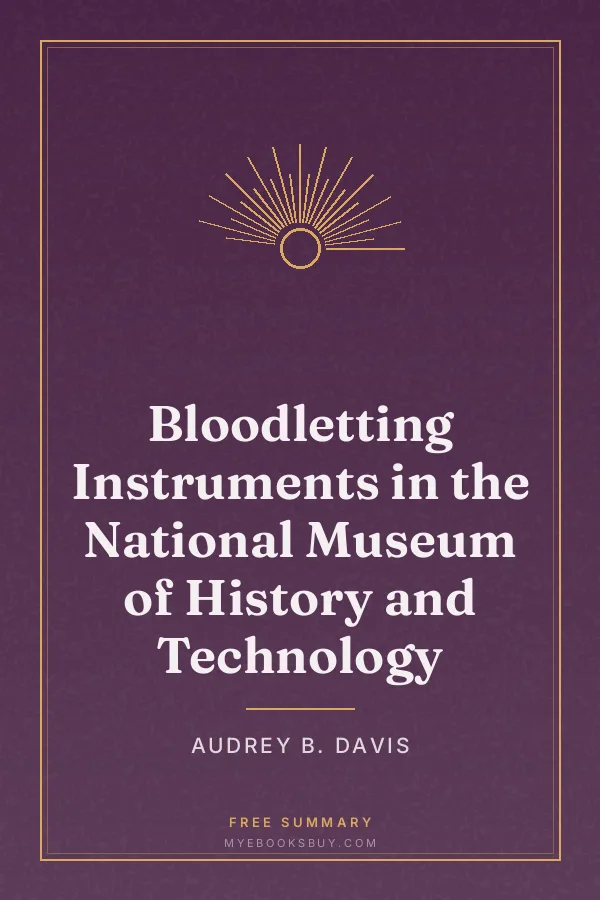 Cover of Bloodletting Instruments in the National Museum of History and Technology
