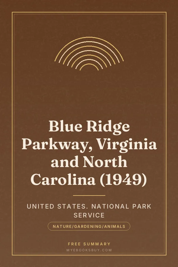 Cover of Blue Ridge Parkway, Virginia and North Carolina (1949)
