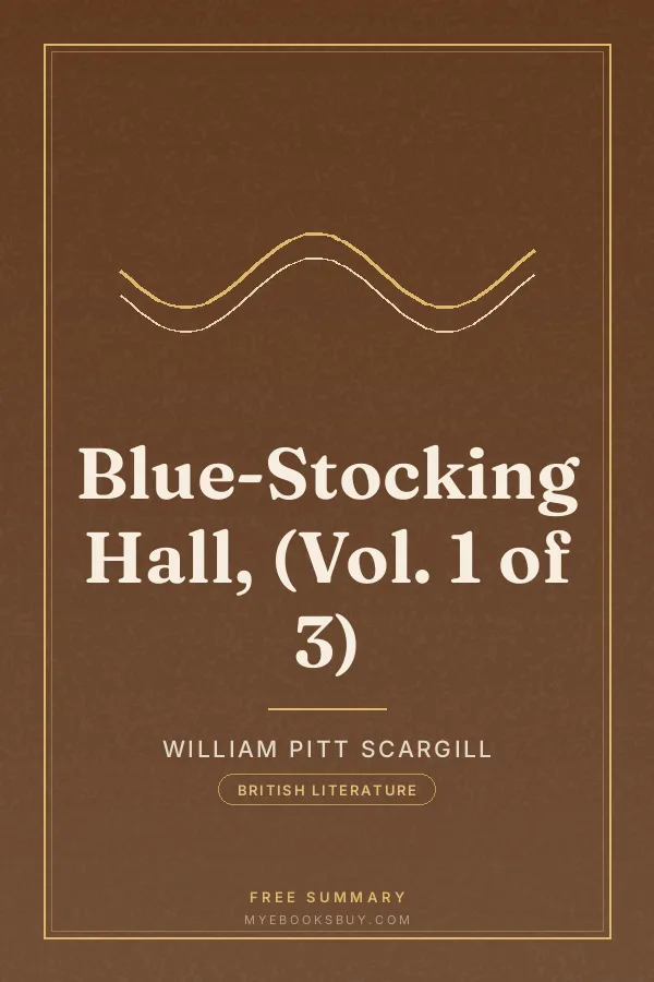 Cover of Blue-Stocking Hall, (Vol. 1 of 3)