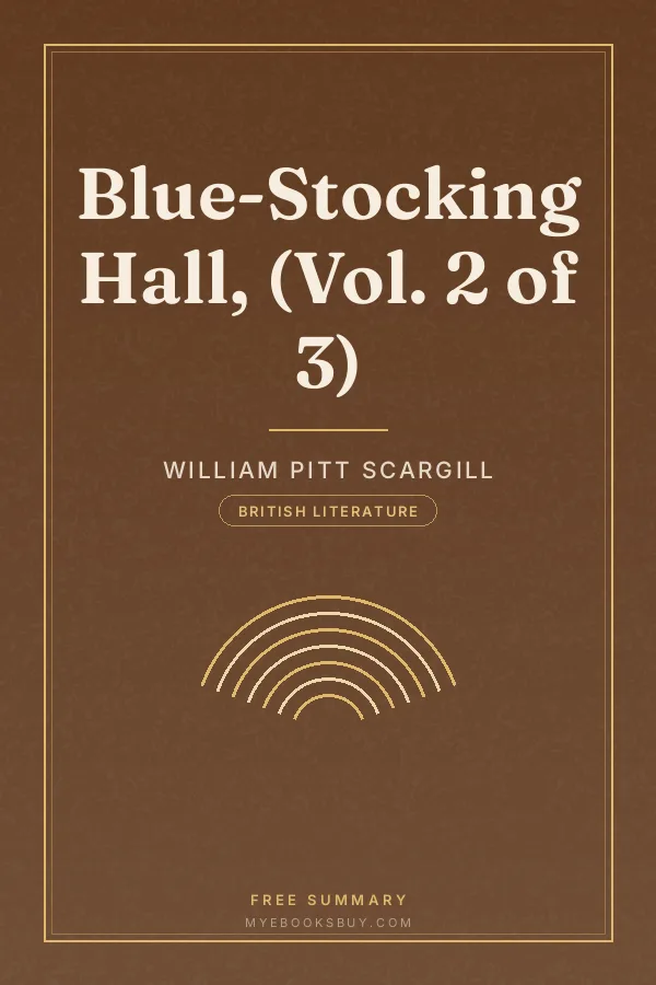 Cover of Blue-Stocking Hall, (Vol. 2 of 3)