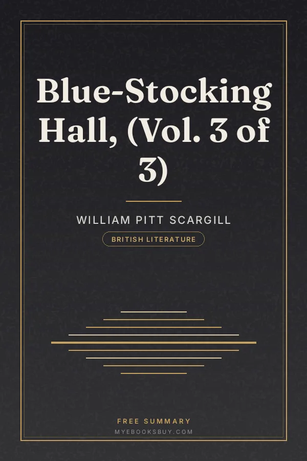 Cover of Blue-Stocking Hall, (Vol. 3 of 3)