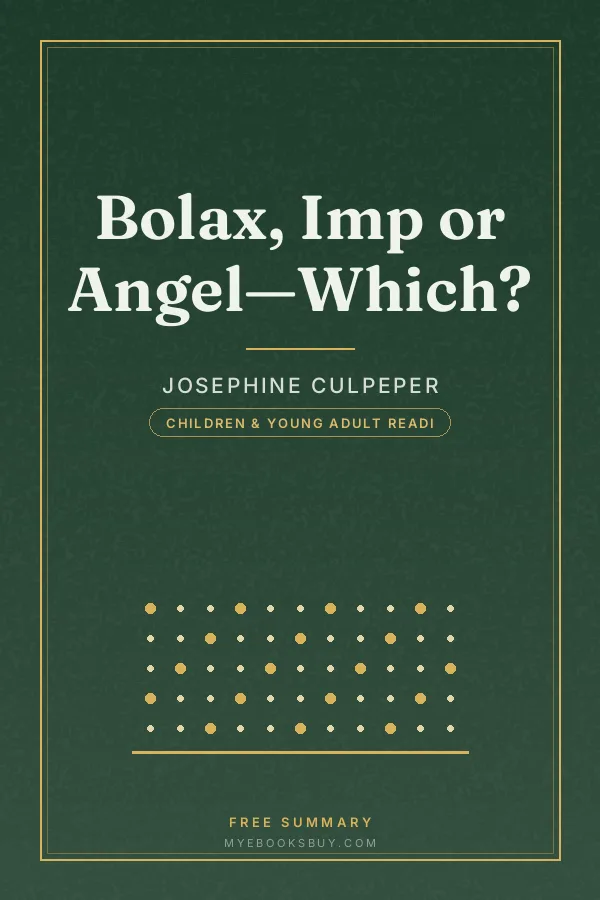 Cover of Bolax, Imp or Angel—Which?