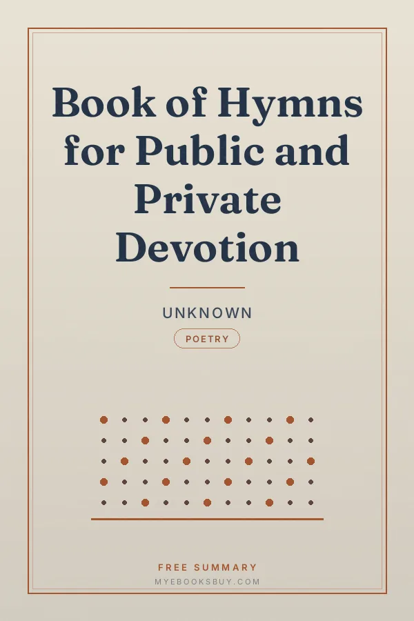 Cover of Book of Hymns for Public and Private Devotion