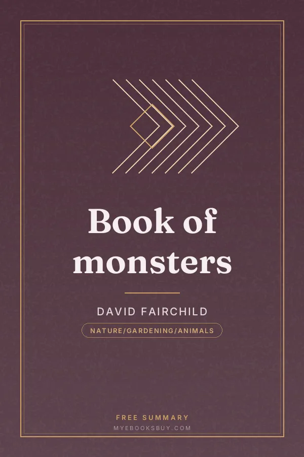 Cover of Book of monsters