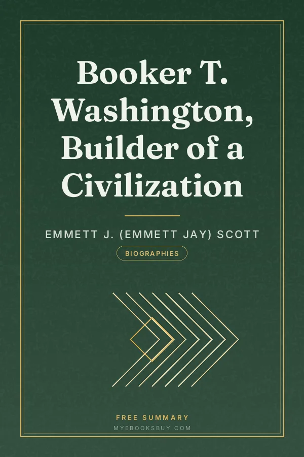 Cover of Booker T. Washington, Builder of a Civilization