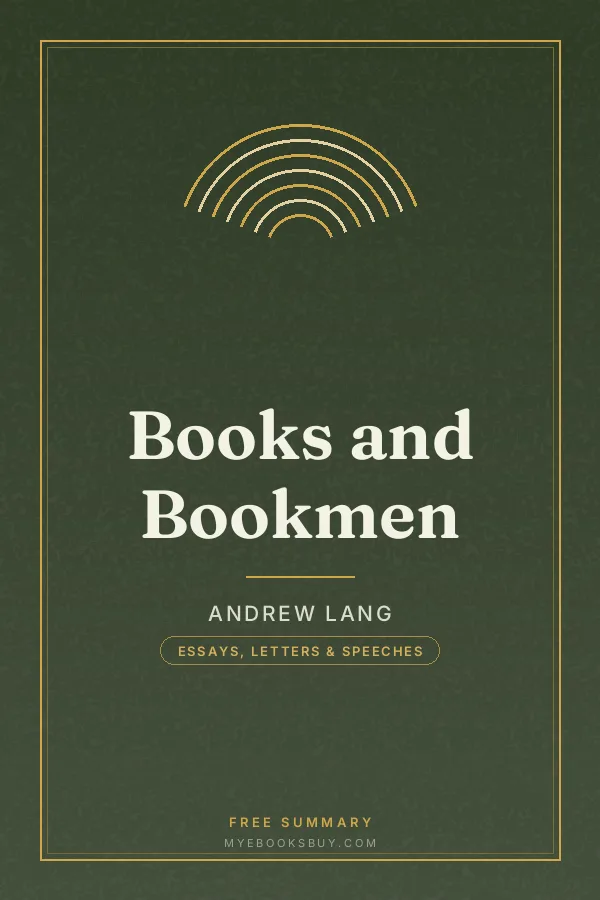 Cover of Books and Bookmen