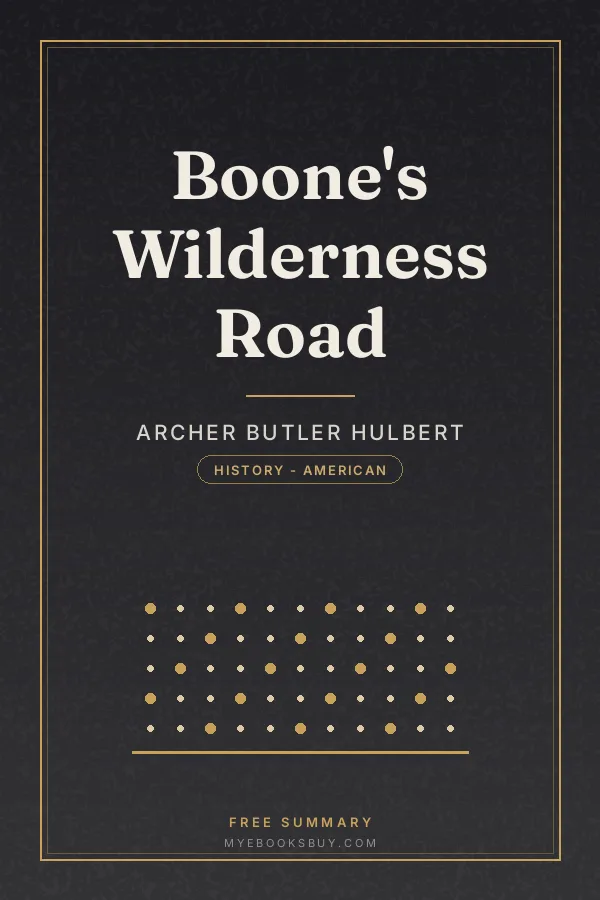 Cover of Boone's Wilderness Road