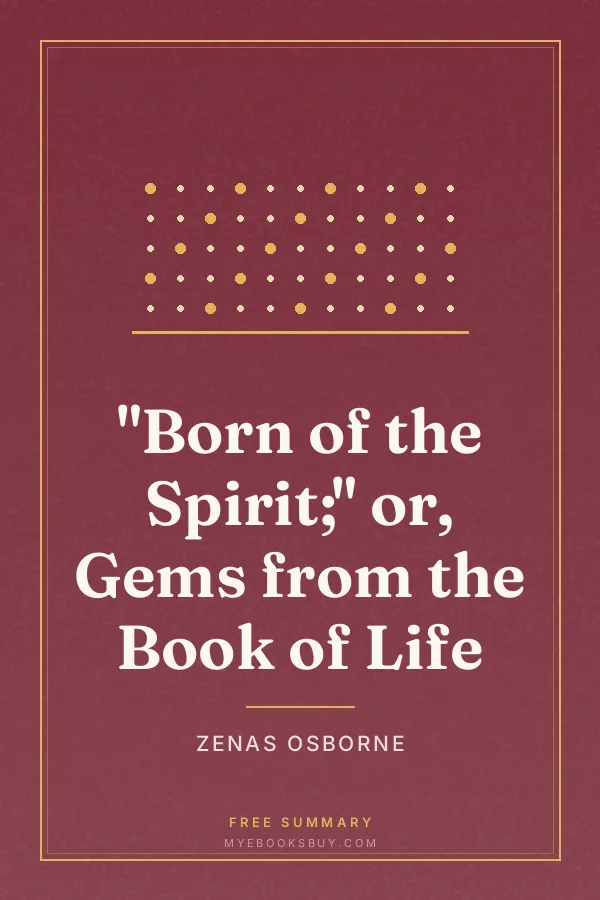 Cover of "Born of the Spirit;" or, Gems from the Book of Life