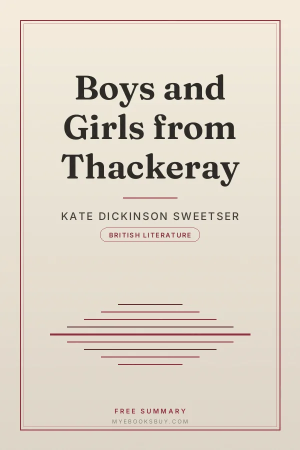 Cover of Boys and Girls from Thackeray